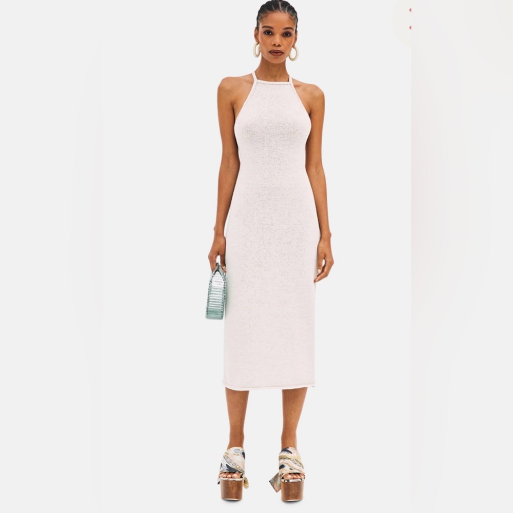 New with tag - Cult gaia - Tyla knit dress- off white
